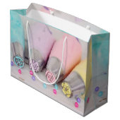 Pastelkleurige Cake Decoratie Gereedschap Verjaard Groot Cadeauzakje (Achterkant Gekanteld)