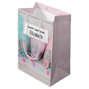 Pastelkleurige Cake Decoratie Gereedschap Verjaard Medium Cadeauzakje