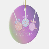 Pastelkleurige Cake Pops Keramisch Ornament (Rechts)