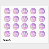 Pastelkleurige Cake Pops Ronde Sticker (Vel)