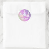 Pastelkleurige Cake Pops Ronde Sticker (Tas)