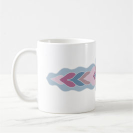 Pastelkleurige Folk Pattern Koffiemok