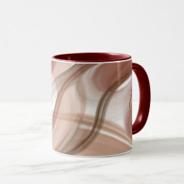 Pastelkleurige koffiemok – Elegant en sereen Mok