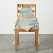 Pastelkleurige Kustduinen Aquarel Schort