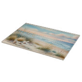 Pastelkleurige Kustduinen Aquarel Snijplank (Hoek)
