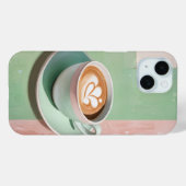Pastelkleurige Latte Case-Mate iPhone Case (Achterkant (horizontaal))