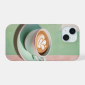 Pastelkleurige Latte iPhone 15 Case (Achterkant horizontaal)