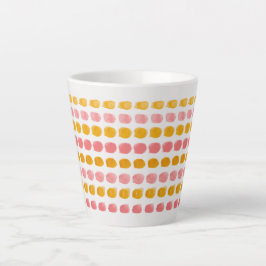 Pastelkleurige Latte Mok – Kleurrijk en Stijlvol