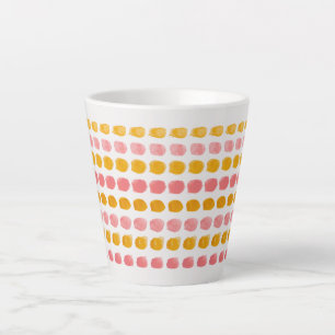Pastelkleurige Latte Mok – Kleurrijk en Stijlvol