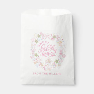 Pastelkleurige lekkernijen   Zalige feestdagen Bedankzakje