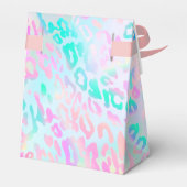 pastelkleurige leopardhuid bedankdoosjes (Achterkant)