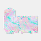 pastelkleurige leopardhuid bedankdoosjes (Uitgevouwen)