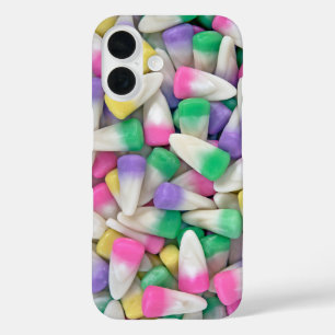 Pastelkleurige maïskorrels iPhone 16 hoesje