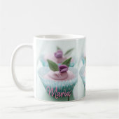 Pastelkleurige mok met cupcake motief (Links)