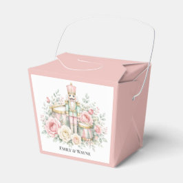 Pastelkleurige Notenkraker Kerst Huwelijk Bedankdoosjes