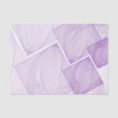 Pastelkleurige Paarse geometrische vierkante decou Tissuepapier (Voorkant)