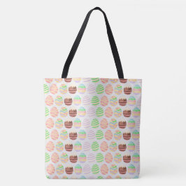 PASTELKLEURIGE PAASEIEREN TOTE BAG