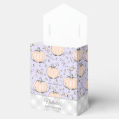 Pastelkleurige Pompoen Herfst Favor Doos Bedankdoosjes (Geopend)