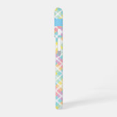 Pastelkleurige ruit iPhone 16 hoesje (Linkerkant)