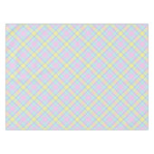 Pastelkleurige ruittafelkleed tafelkleed (Voorkant (Horizontaal))