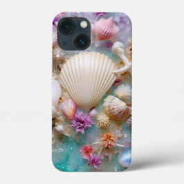 PASTELKLEURIGE SCHELPEN IN EEN HELDERE OCEAAN Case-Mate iPhone CASE