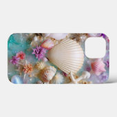 PASTELKLEURIGE SCHELPEN IN EEN HELDERE OCEAAN Case-Mate iPhone CASE (Achterkant (horizontaal))