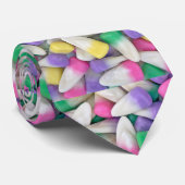 pastelkleurige suikermaïs stropdas (Opgerold)