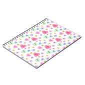 PASTELKLEURIGE VALENTIJN CONVERSATIE HARTEN NOTITIEBOEK (Linkerzijde)