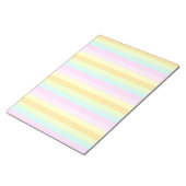 Pastelkleurige Verticale Strepen Notitieblok (Schuin)