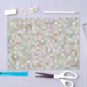 Pastelkleurige Vierkanten  Tissuepapier (Craft)