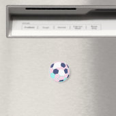 Pastelkleurige voetbal magneet (Insitu (Vaatwasser))