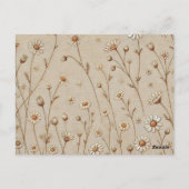 Pastelkleurige Zegeningen: Een Hartelijke Bedankin Briefkaart (Achterkant)