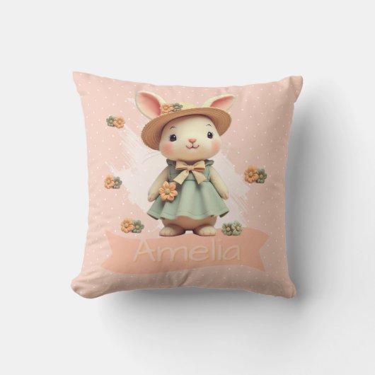 pastelkonijn kussen (Voorkant)