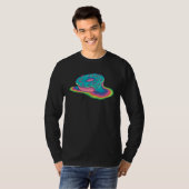 Pastelkrijt Regenboog Donut T-shirt (Voorkant volledig)