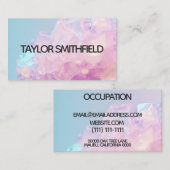 pastelkristal visitekaartje (Voorkant / Achterkant)