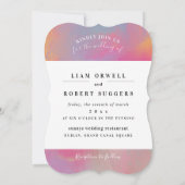 Pastell Passion Invitations Kaart (Achterkant)