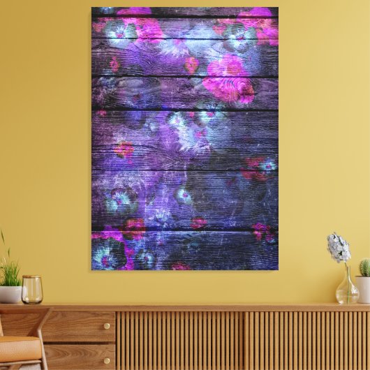 Pastellakverf #4 canvas afdruk (Insitu (Woonkamer))