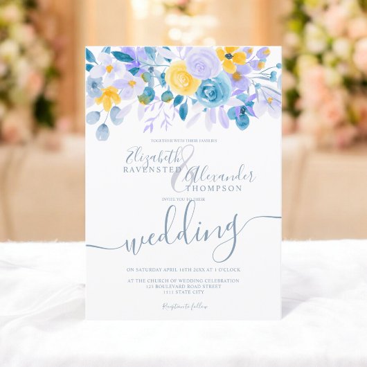 Pastellavendelgrijs sinaasappel bloemenwinter brui kaart