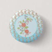 pastellbluer ronde button 3,2 cm (Voorkant)