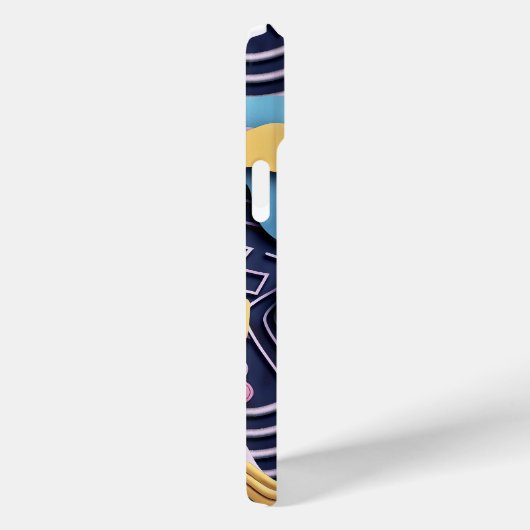 Pastellijnen met afgeronde vormen Case-Mate iPhone case (Achterkant / Rechts)