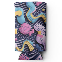 Pastellijnen met afgeronde vormen