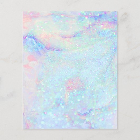 pastelmarmer glitter texture Flyer (Achterkant)