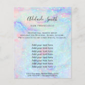 pastelmarmer glitter texture Flyer (Voorkant)