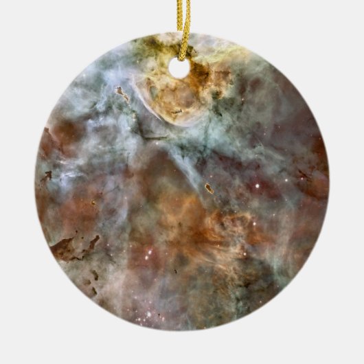 Pastelmarmer in de Carina-nevel Keramisch Ornament (Voorkant)