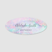 pastelmarmer naamplaatje (Voorkant)