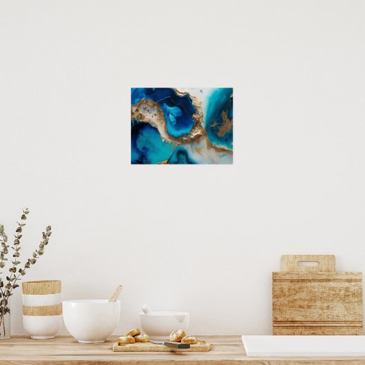 pastelmarmer poster (Keuken)