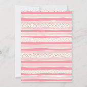 Pastelmeisje A-saurus dinosaurus eerste verjaardag Kaart (Achterkant)