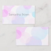  pastelminimalistisch abstract, modern gebruik visitekaartje (Voorkant / Achterkant)