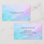  pastelmoeder van parel Elegant Visitekaartje (Voorkant / Achterkant)