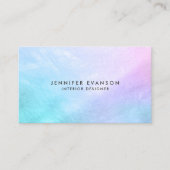  pastelmoeder van parel Elegant Visitekaartje (Voorkant)
